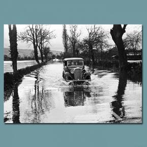 Car In The Floods